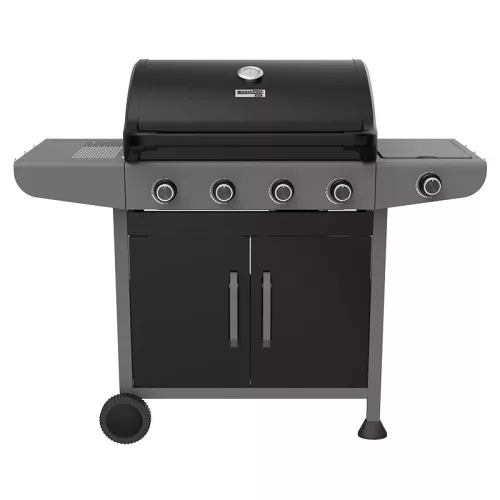 BORMANN ELITE Záhradný plynový gril 4+1 horákov, liatinový rošt, 14,5 kW (BBQ6041)