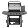BORMANN ELITE Záhradný plynový gril 4+1 horákov, liatinový rošt, 14,5 kW (BBQ6041)