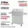 BORMANN ELITE Plynový gril 6+1 horákov, liatinový rošt a bočný horák (BBQ7061)