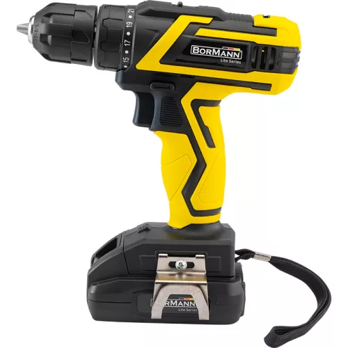 BORMANN Lite AKUMULÁTOROVÝ  VRTAK 20V, 31Nm, 2 RÝCHLOSTI 0-350/0-1300rpm, 1x1,5Ah, BMC KOFRE (BCD2600)