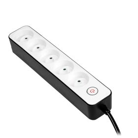   BORMANN Predlžovací kábel s prepínačom 5 zásuviek 3x1,5 mm     (BCR1012)