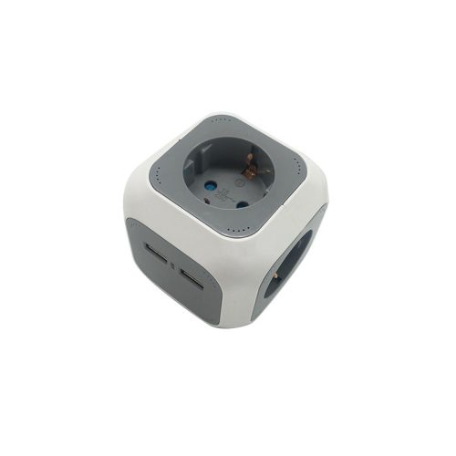 BORMANN  Viacnásobný zásuvkový adaptér  na 4 zasuvky  , 2 USB 2.1A (BCR1135)