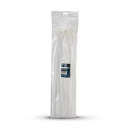 BORMANN Pro KÁBLOVÁ VIAZACIA PÁSKA 2,5*100mm BIELA 100ks (BCR5000)