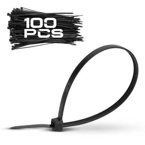 BORMANN Pro NYLONOVÉ VIAZAČKY 3,6*250mm ČIERNA 100ks (BCR5056)