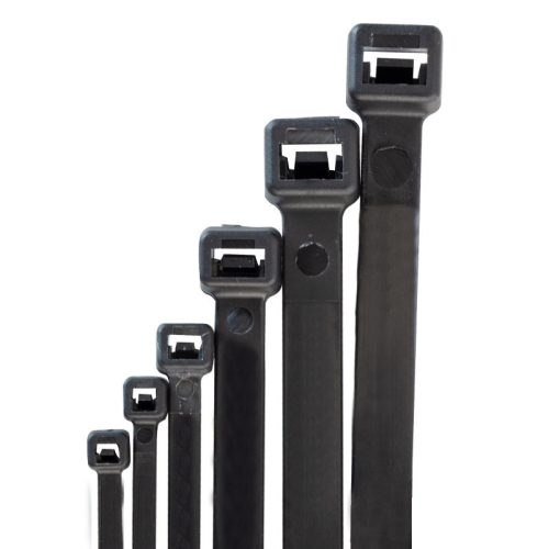 BORMANN Pro NYLONOVÉ VIAZAČKY 4,6*300mm ČIERNA 100ks (BCR5066)