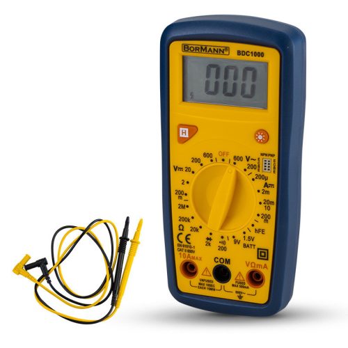 BORMANN DIGITÁLNY POLYMETER AC/DC 200V (BDC1000)