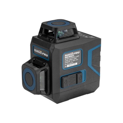 BORMANN Pro 3D SAMONIVOVACÍ LASEROVÁ LEVEL, ZELENÝ LASEROVÝ LEVEL, 12 RIADKOV, 30m (BDM6900)