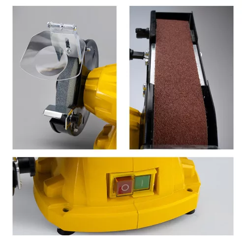 BORMANN Lite STOLNÁ BRÚSKA Φ150mm, 350W S PÁSOM 50x686mm (BDT1520)