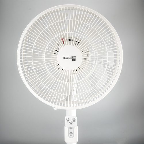 BORMANN ELITE PODLAHOVÝ VENTILÁTOR 45W , DIAĽKOVÉ OVLÁDANIE , DIA: 30cm , BIELA (BFN4015)