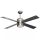 BORMANN ELITE Stropní ventilátor 70 W, 120 cm, stříbrný s dálkovým ovladačem a světlem (BFN6110)