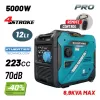 BORMANN Pro invertorový benzínový generátor 5000 W, 223 cm³, elektrický štart, diaľkové ovládanie, ATS a kolesá (BGB2050)