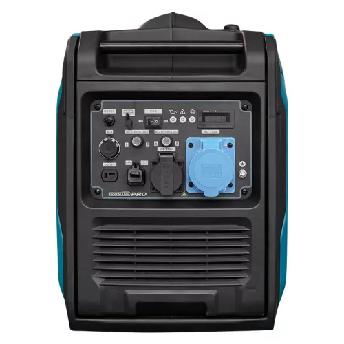 BORMANN Pro invertorový benzínový generátor 5000 W, 223 cm³, elektrický štart, diaľkové ovládanie, ATS a kolesá (BGB2050)