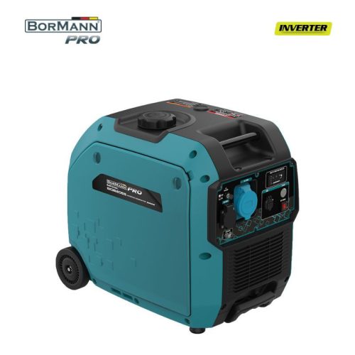 BORMANN Pro GENERÁTOR INVERTOR 5000W, 302cc, 70dB S KOLESÁMI (BGB2055)