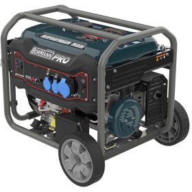   BORMANN Pro Benzínový generátor 6500W, 420cc s elektrickým štartérom a AVR, 77dB, s kolesami (BGB8000)