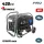 BORMANN Pro benzínový generátor 6000 W, 420 cm³, elektrický štart, AVR a kolesá (BGB8010)