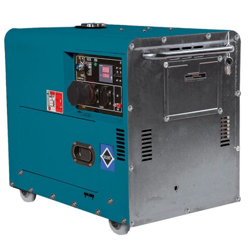 BORMANN Pro Dieselový generátor 6000W, 474cc, elektrický štartér, AVR, batéria, s kolesami, ATS (BGB9500)