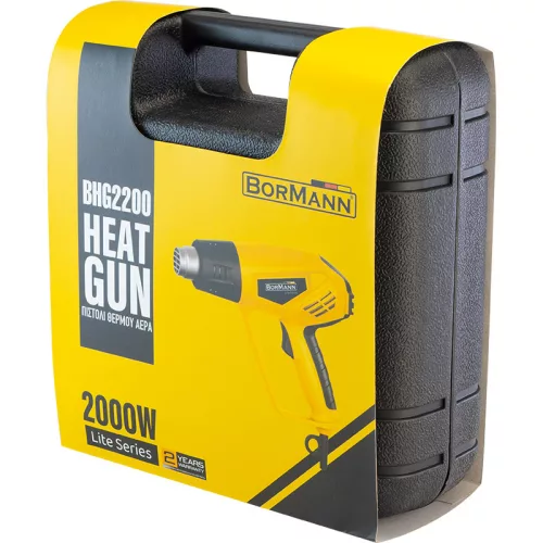 BORMANN Lite Teplovzdušná elektrická opaľovacia pištoľ 2000W,  (BHG2200)
