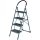 BORMANN Pro  Kovový rebrík pre vysoké zaťaženie, 4 schody, protišmykový s penovou rukoväťou  (BHL6014)