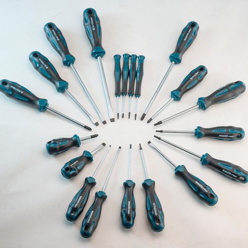 BORMANN Pro Sada 20 skrutkovačov  (7x SL, 5x PH, 4x Torx a 4x Precision), S2  (BHT1665)