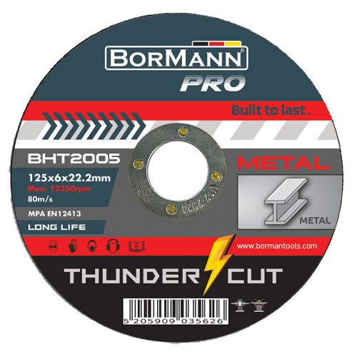 BORMANN Pro Rezný kotúč "THUNDER-CUT" Φ125x6mm (BHT2005)