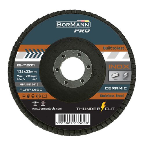BORMANN Pro REZACÍ KOTÚČ  ''THUNDER-CUT" INOX KERAMIC Φ125x22 #40 (BHT2011)