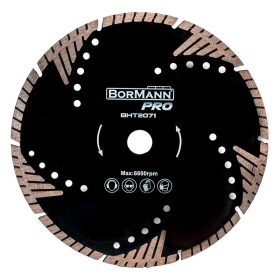   BORMANN Pro diamantový rezný kotúč TRIANGLE TURBO Φ125x2,2x22,2 mm, segment 8 mm (BHT2071)