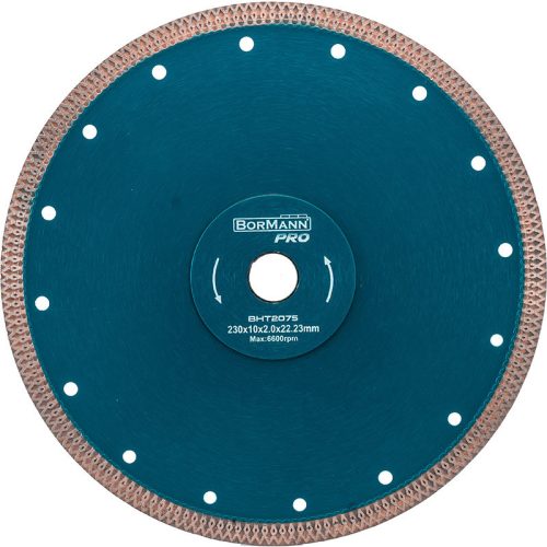 BORMANN Pro DIAMANTOVÝ PILOVÝ DISK WAVE TURBO Φ230x2,0x22,2mm 10mm (BHT2075)