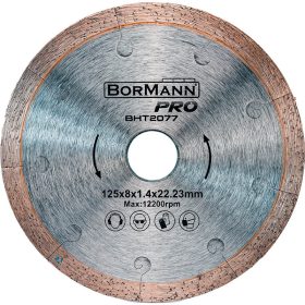   BORMANN Pro  Diamantový kotúč EXTRA ČISTÝ REZ Φ125x1,4x22,2mm 8mm  (BHT2077)