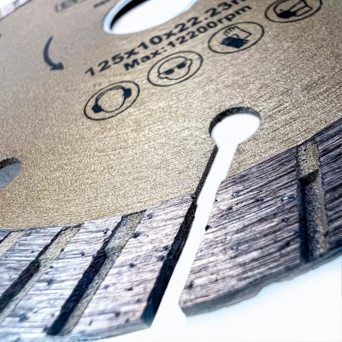 BORMANN Pro DIAMANTOVÝ PÍLOVÝ DISK TURBO Φ115Χ1,4X22,2mm 10mm (BHT2078)