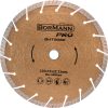 BORMANN Pro diamantový pílový kotúč SLANT TURBO Φ230x2,0x22,2 mm, segment 10 mm (BHT2080)