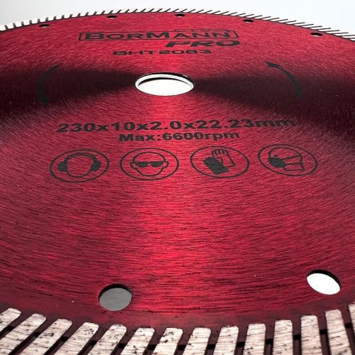 BORMANN Pro  Diamantový kotúč CLASSIC Φ230X2,0X22,2mm 10mm (BHT2083)