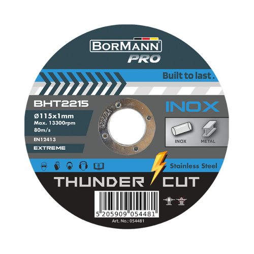BORMANN Pro  Rezný kotúč INOX EXTREME Φ115x1mm 50 ks(BHT2215)