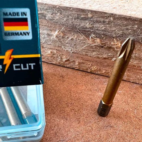 BORMANN Pro PZ BITY KRÍŽOVÉ 50mm DLHÉ TiN 1/4' C6,3 10 ks (BHT3525)