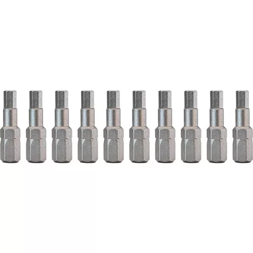 BORMANN Pro – Imbusové bity SW 4 × 25 mm, 10 ks  (BHT3538)