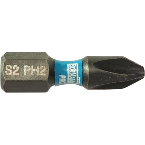 BORMANN Pro PHILIPS NÁRAZOVÝ BIT S2 X-PRO PH2x25mm 2ks (BHT3602-2)