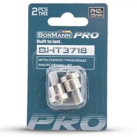   BORMANN Pro PHILIPS bity na sadrokartón S2 PH2x25mm 2ks (BHT3718-2)