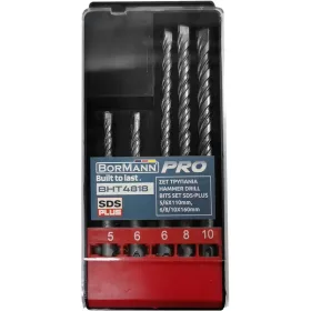   BORMANN Pro Sada vrtákov do betónu  SDS-Plus, 110 x 160 mm, 5-dielna.  (BHT4818)