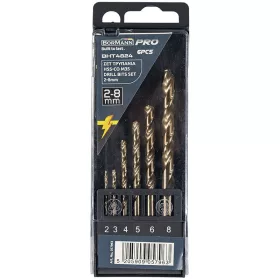 BORMANN Pro 6ks HSS-Co M35 SADA VRTÁKOV 2-8mm (BHT4824)