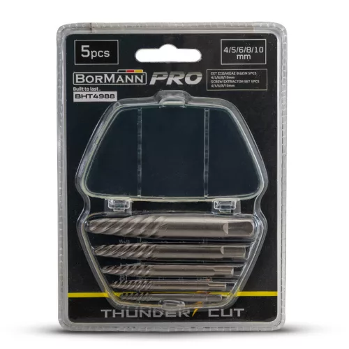 BORMANN Pro Sada extraktorov 4/5/6/8/10 mm 5ks 4/5/6/8/10mm (BHT4988)