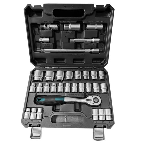 BORMANN Pro 33ks SADA RAČNE A ZÁSUVKY 1/2", CRV (BHT5110)