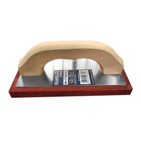   BORMANN Pro  Hliníková sadrová stierka 200x100 mm so špongiou a drevenou rukoväťou  (BHT5832)