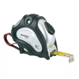   BORMANN Pro Zvinovaci meter  5m x 25mm, AUTO LOCK, magnetický hák s matným povrchom (BHT7138)