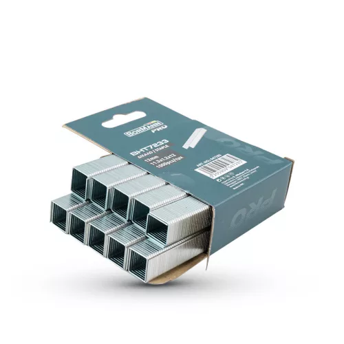 BORMANN Pro sponky,  rozmery sponiek 11,3 x 1,2 x 6mm ,  1000 ks (BHT7231)