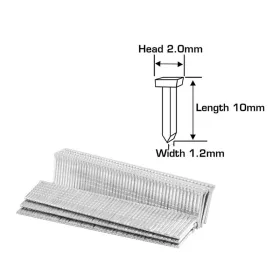   BORMANN Pro Spony v tvare T , rozmery : 1,2x2x10 1000 ks (BHT7234)