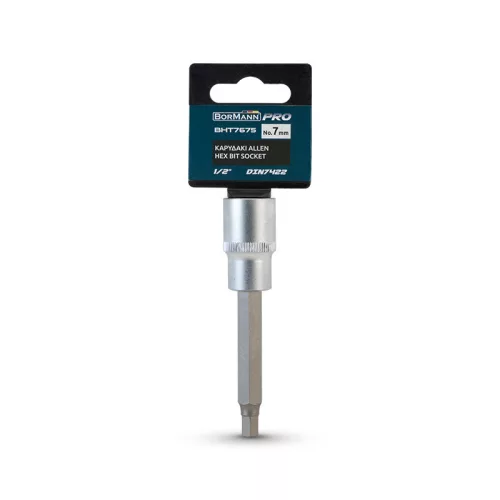 BORMANN Pro 1/2" TORX Bitový nástrčný kľúč , DIN 7422, 7mm (BHT7675)