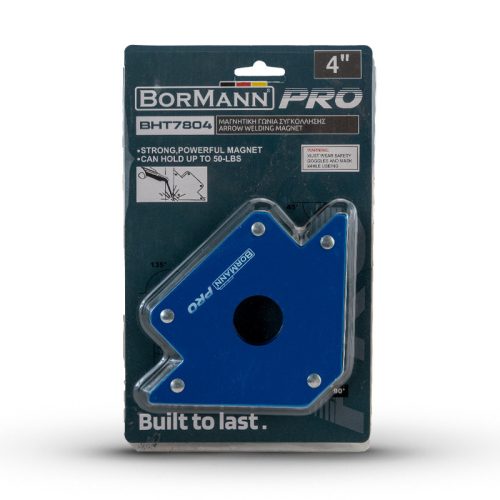 BORMANN Pro Magnetický zvárací uholník 4", magnetická kapacita 22,7 kg (BHT7804)