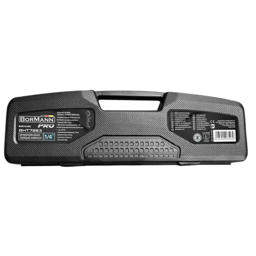 BORMANN Pro MOMENTOVÝ KĽÚČ 1/4", 5-25Nm, 72 ZUBOV, 13KS SADA V BMC (BHT7863)