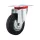 BORMANN Pro Priemyselné gumené koliesko, koliesko φ200, nosnosť 180 kg, doska Η240 mm 129x102 mm (BHT9007)