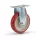 BORMANN Pro Koliesko z PVC,  Φ125, nosnosť 110kg, Η153,5mm doska 93,5x65mm (BHT9048)