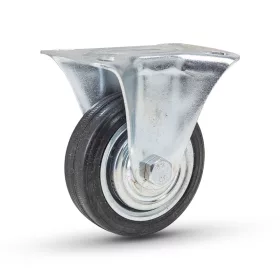   BORMANN Pro  Priemyselné gumené koliesko,  Φ75, nosnosť 85 kg, Η96mm doska 81x67mm (BHT9051)